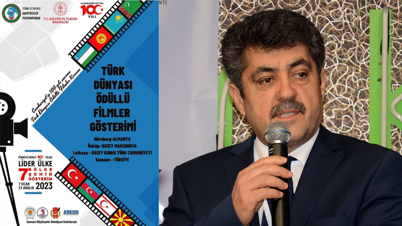 Türk Dünyası Ödüllü Filmler Kültür Kervanı Samsundan Yola çıkıyor