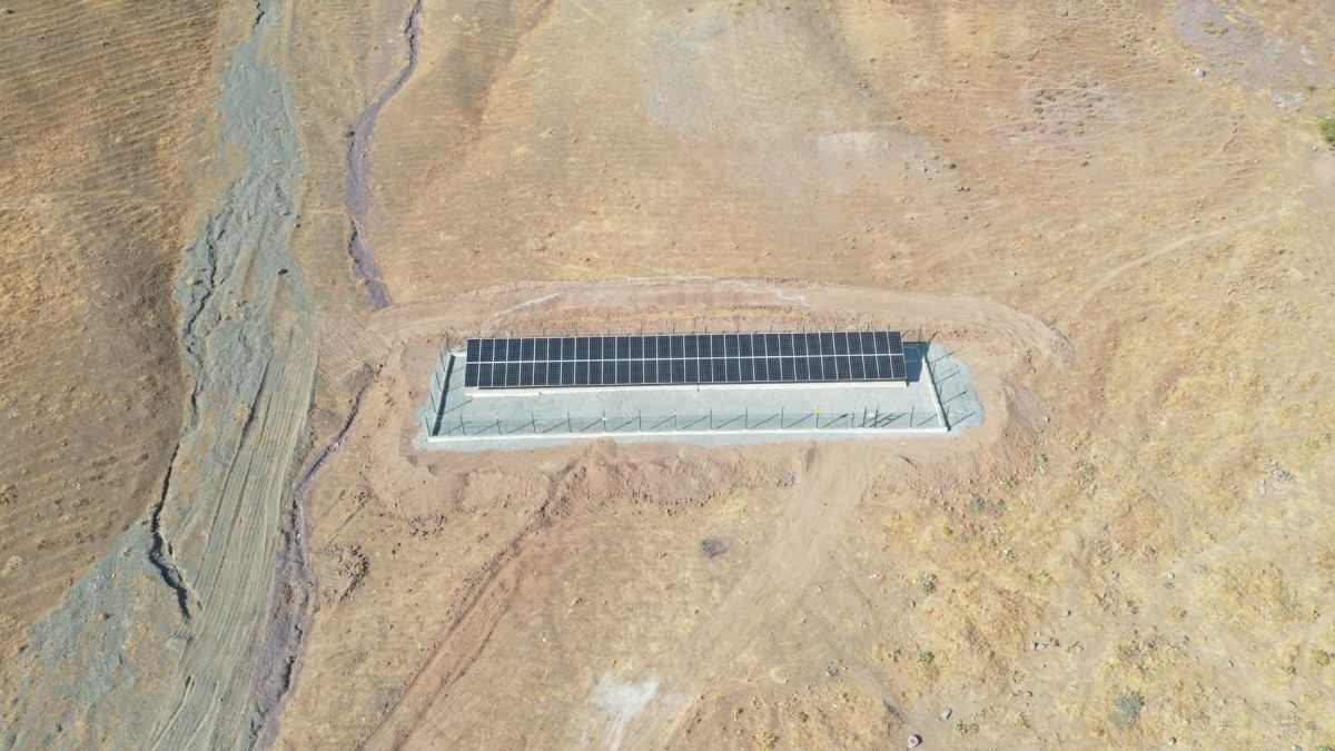 İl Özel İdare’den Sarıkamış Köyü’ne Güneş Enerjisi Sistemli İçme Suyu Tesisi