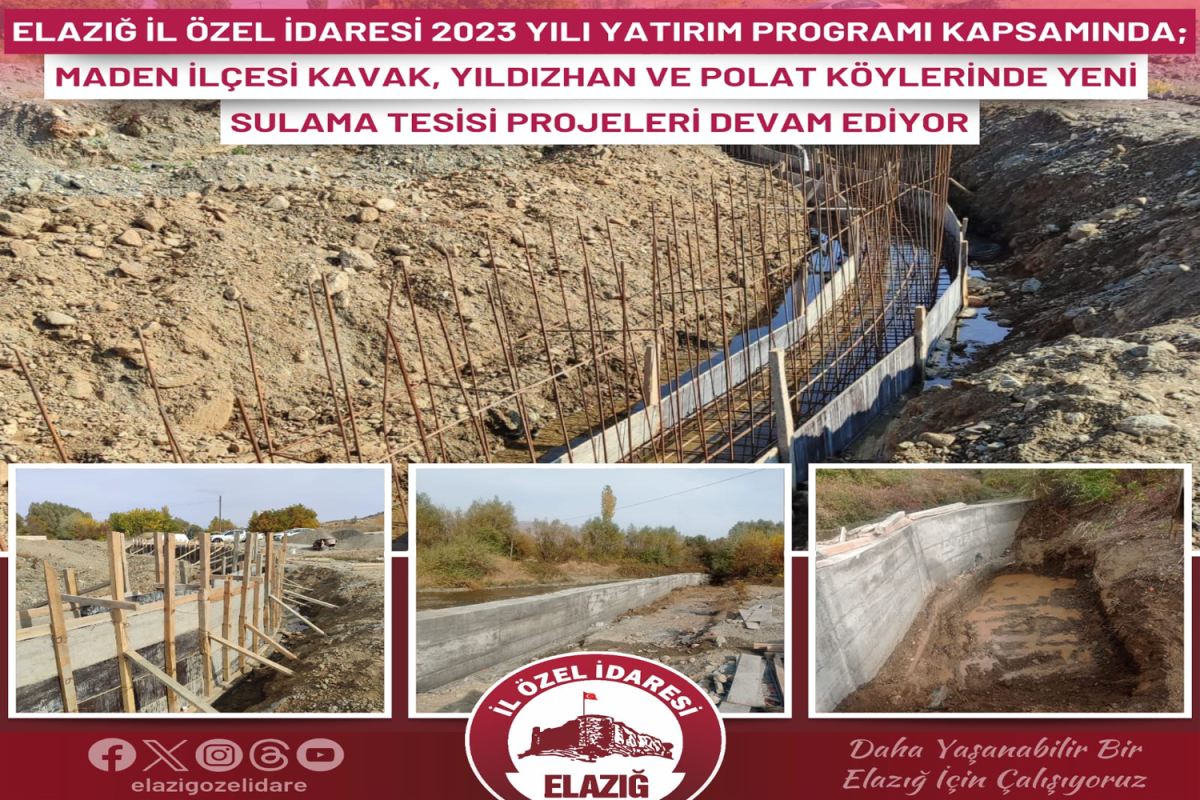 Kavak, Yıldızhan ve Polat Köylerinde Yeni Sulama Tesisi Projeleri Devam Ediyor