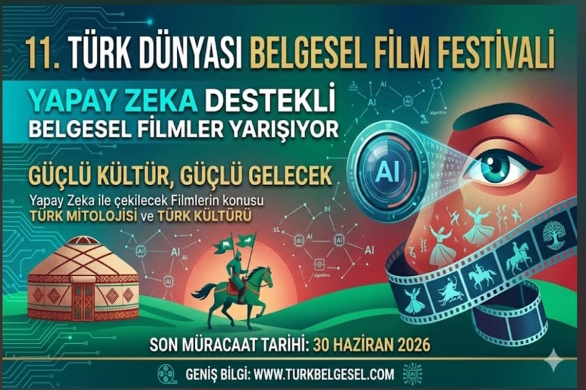 TÜRK DÜNYASI BELGESEL FİLM FESTİVALİ’NDE BİR İLK: YAPAY ZEKA KATEGORİSİ GELİYOR!