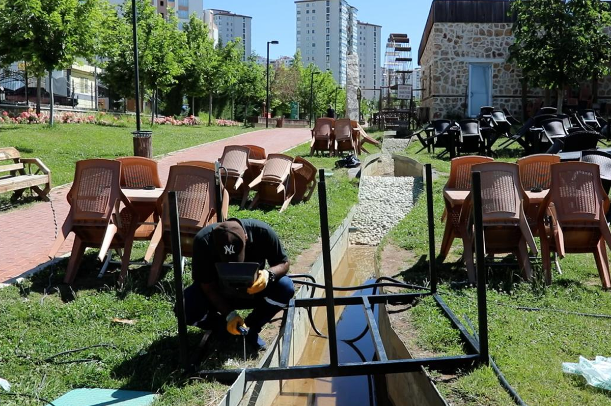 ÇEVRE DÜZENLEME ÇALIŞMALARI DEVAM EDİYOR