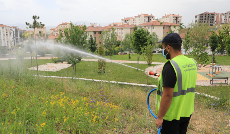 Elazığ Belediyesi İlaçlama Çalışmalarını Sürdürüyor