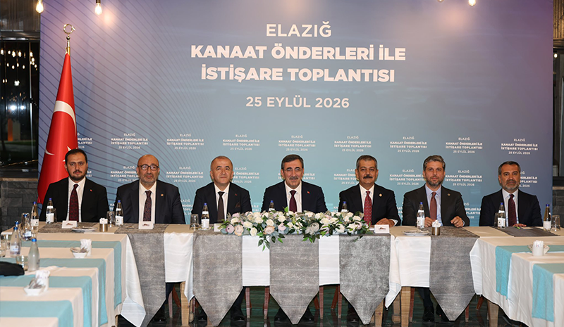 Cevdet Yılmaz Elazığ’da STK’larla Buluştu